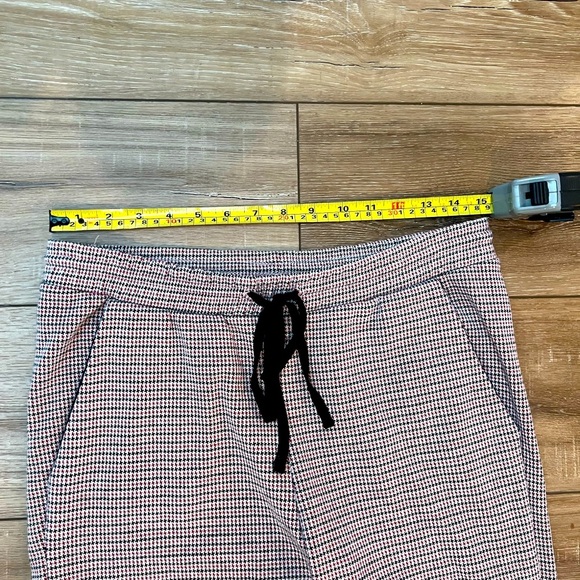 Zara - Drawstring Waist Checkered Plaid Trousers - Picture 6 of 7